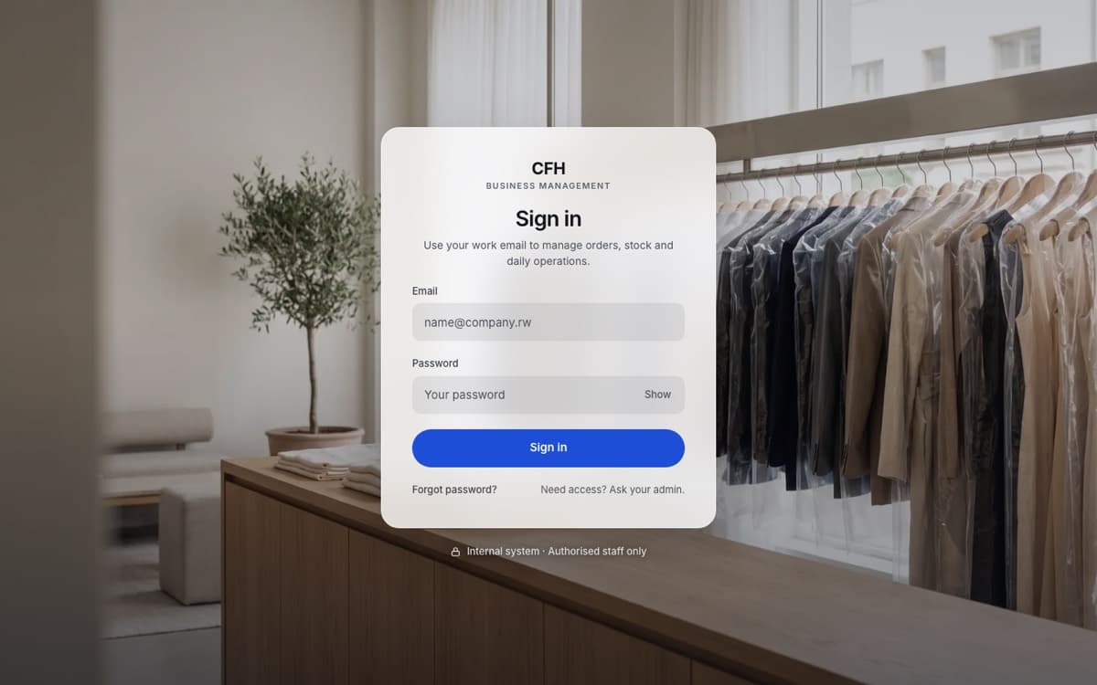 CFH Business Management screenshot